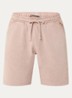 Straight fit korte broek met steekzakken - Beige