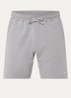 Straight fit korte joggingbroek met logo - Grijs