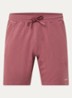 Straight fit korte joggingbroek met logo - Steenrood