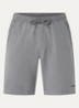 Straight fit korte joggingbroek van  katoen met logo - Donkergrijs