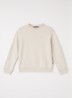 Sweater met logo- en backprint - Blauw