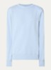 Sweater met logo - Blauwgrijs