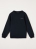 Sweater met logo - Donkerblauw