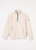 Sweater met opstaande kraag - Creme