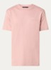 T-shirt met logo - Zalmroze
