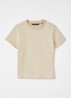 T-shirt met logo - Beige