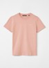 T-shirt met logo - Zalmroze