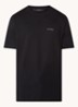 T-shirt van  katoen met logo - Zwart