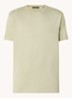 T-shirt van  katoen met logo - Lindegroen