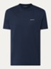 T-shirt van  katoen met logo - Donkerblauw