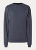 Wording sweater met logo- en backprint - Donkergrijs