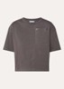 Ashley T-shirt met borstzak - Antraciet