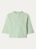 Fijngebreid vest in alpaca wolblend - Lichtgroen