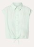 Flora blouse met kraag - Lichtgroen