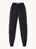 Perry high waist tapered fit cargobroek  - Zwart