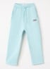 Izubird loose fit korte joggingbroek met logo - Turquoise