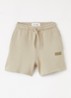 Izubird straight fit korte joggingbroek met logo - Khaki