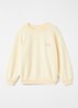 Izubird sweater met logo - Lichtgeel