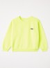 Izubird sweater met logo - Neongeel