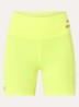 Usuway high waist skinny fit compressie fietsbroek - Citroengeel