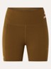 Usuway high waist skinny fit compressie fietsbroek - Bruin