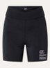 Wozza high waist skinny fit compressie fietsbroek - Zwart