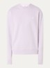 Sweater met logoborduring - Lila