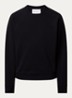Tonal sweater met ronde hals - Zwart