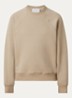 Tonal sweater met ronde hals - Khaki