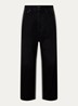 Loose fit jeans met logo en steekzakken - Zwart