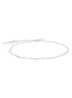 Geometry Mixed Discs armband verguld - Zilver