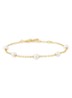 Pearl Station armband van zilver - Goud