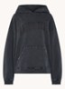 Harvey oversized hoodie met logoprint - Zwart