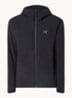 Gamma MX softshell jack met ritszakken en logoborduring - Zwart