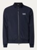 Bomberjack met ritszakken en logo - Donkerblauw