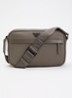 Crossbodytas met logo - Lichtbruin