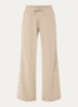 High waist loose fit joggingsbroek met logo - Khaki