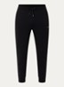 High waist tapered fit joggingbroek met steekzakken - Zwart