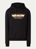 Hoodie met 3D logoprint - Zwart