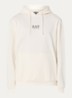 Hoodie met logo- en backprint - Gebroken wit