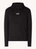 Hoodie met logo - Zwart
