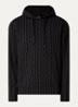 Hoodie met logoprint - Zwart