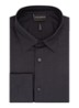Jacquard overhemd met logoprint - Zwart