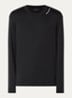 Longsleeve met logo - Zwart