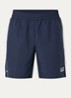 Loose fit korte broek met logo en steekzakken - Donkerblauw