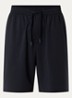 Loose fit korte broek met steekzakken - Donkerblauw