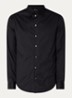 Regular fit overhemd   - Zwart