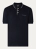 Regular fit polo met logo - Donkerblauw