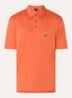 Regular fit polo met logo - Orange