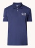 Regular fit polo met logo - Donkerblauw